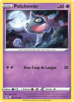 Carte Pokemon Polichombr #072