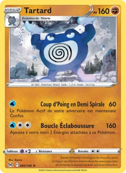 Carte Pokemon Tartard #085