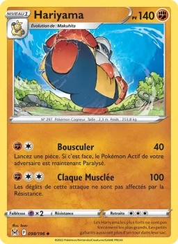 Carte Pokemon Hariyama #098