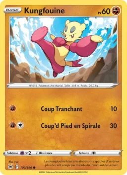 Carte Pokemon Kungfouine #103