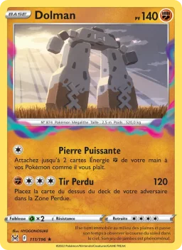 Carte Pokemon Dolman #111