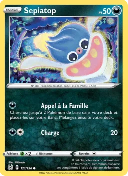 Carte Pokemon Sepiatop #121