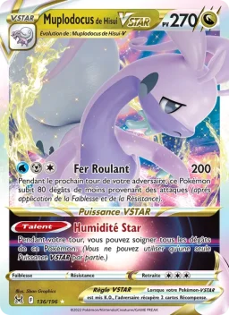 Carte Pokemon Muplodocus de Hisui VSTAR #136