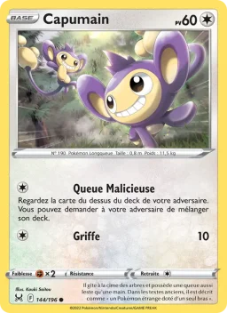 Carte Pokemon Capumain #144