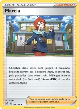 Carte Pokemon Marcia #153
