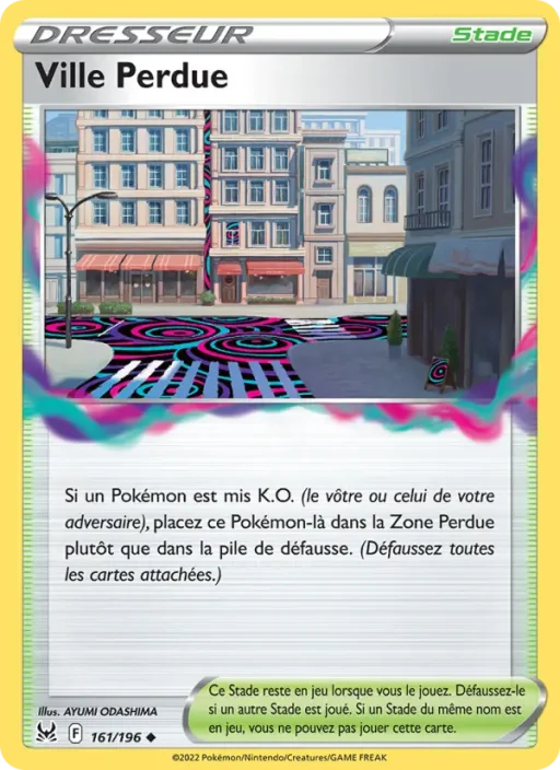 Carte Pokémon Ville Perdue 161/196 Peu Commune Origine Perdue