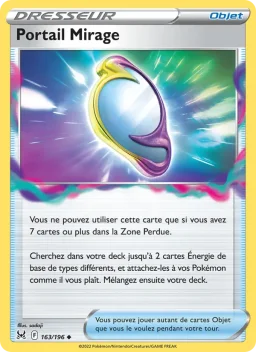 Carte Pokemon Portail Mirage #163