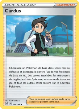 Carte Pokemon Cardus #167