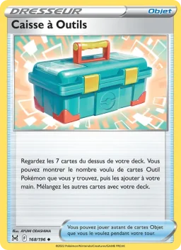 Carte Pokemon Caisse à Outils #168