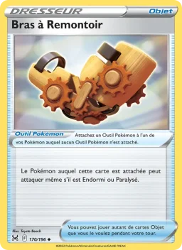Carte Pokemon Bras à Remontoir #170