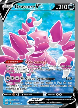 Carte Pokemon Drascore V #182