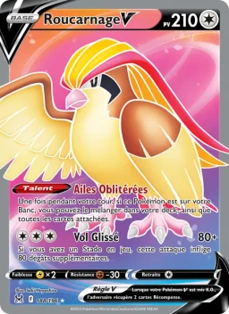 Carte Pokemon Roucarnage V #188