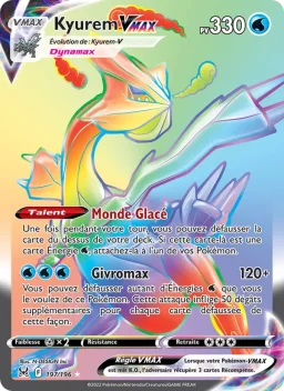 Carte Pokemon Kyurem VMAX #197