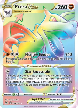 Carte Pokemon Ptéra VSTAR #199