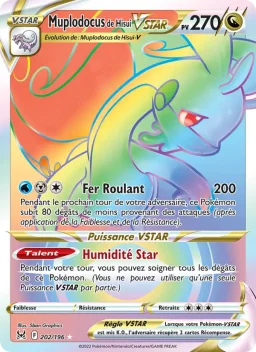 Carte Pokemon Muplodocus de Hisui VSTAR #202