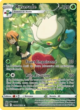 Carte Pokemon Roserade #TG02
