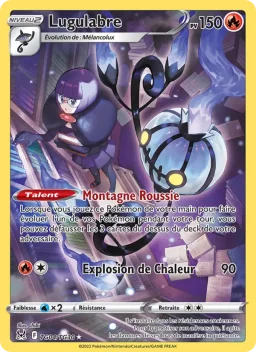 Carte Pokemon Lugulabre #TG04