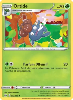 Carte Pokemon Ortide #002