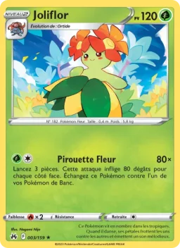 Carte Pokemon Joliflor #003