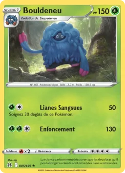 Carte Pokemon Bouldeneu #005