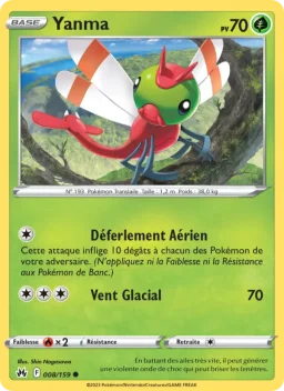 Carte Pokemon Yanma #008