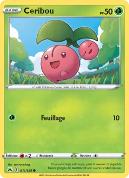 Carte Pokemon Ceribou #011