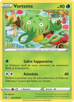 Carte Pokemon Vortente #012