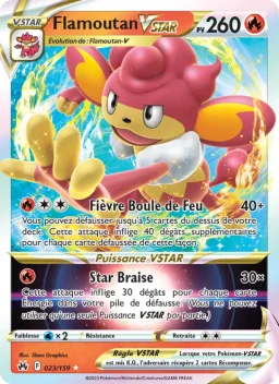 Carte Pokemon Flamoutan VSTAR #023