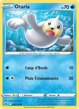 Carte Pokemon Otaria #029