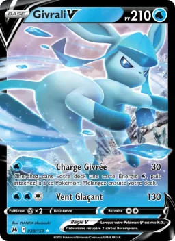 Carte Pokemon Givrali V #038