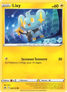 Carte Pokemon Lixy #040