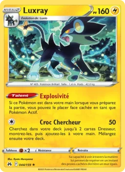 Carte Pokemon Luxray #044