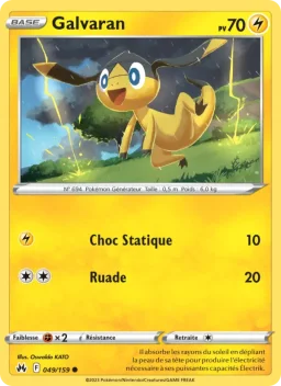 Carte Pokemon Galvaran #049
