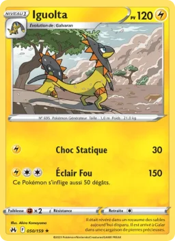 Carte Pokemon Iguolta #050
