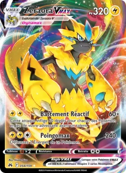 Carte Pokemon Zeraora VMAX #054