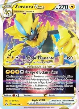 Carte Pokemon Zeraora VSTAR #055