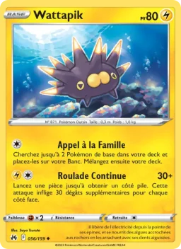 Carte Pokemon Wattapik #056