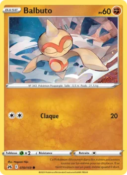 Carte Pokemon Balbuto #070