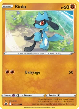 Carte Pokemon Riolu #071