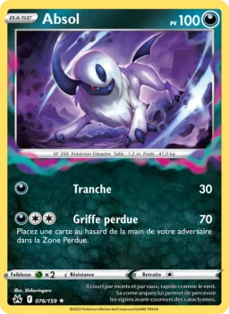 Carte Pokemon Absol #076