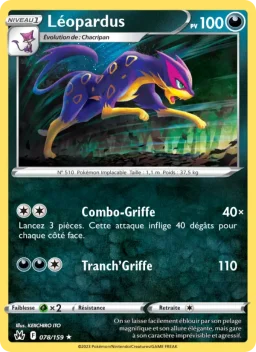Carte Pokemon Léopardus #078