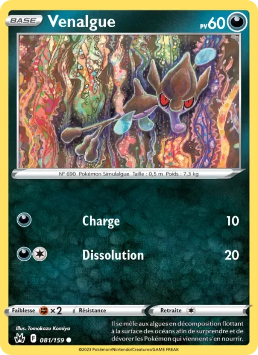 Carte Pokémon Venalgue 081/159 Commune Zénith Suprême