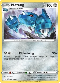 Carte Pokemon Métang #090