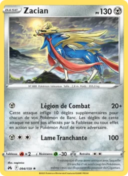 Carte Pokemon Zacian #094