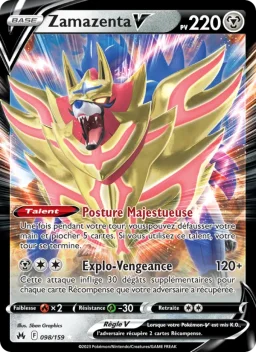 Carte Pokemon Zamazenta V #098