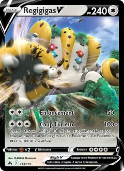 Carte Pokemon Regigigas V #113
