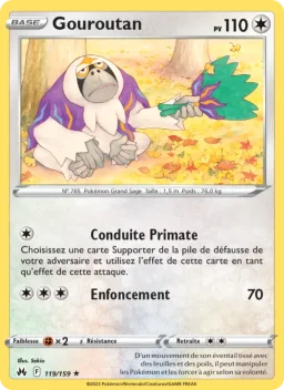 Carte Pokemon Gouroutan #119