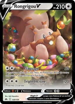 Carte Pokemon Rongrigou V #120