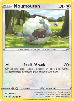 Carte Pokemon Moumouton #121
