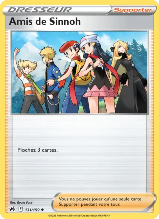 Carte Pokémon Amis de Sinnoh 131/159 Peu Commune Zénith Suprême